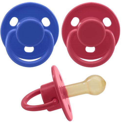 Курносики пустышка латексная классическая, 2 шт, 6 мес+, цвет в ассортименте, арт. 13128 фото
