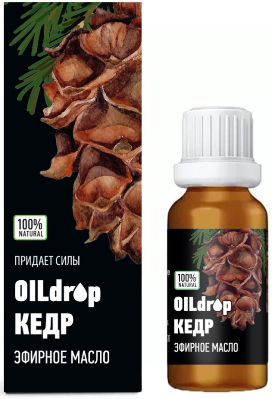 OILdrop Кедр, масло эфирное, 10 мл, 1 шт. фото