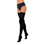 Интекс Элеганс Чулки компрессионные 2 класс компрессии, Large L (3), пара, 1 шт, черного цвета фото