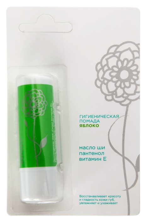Помада гигиеническая яблоко, карандаш 4,5 г., 4.5г, 1 шт. фото