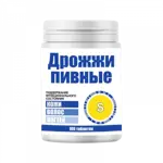Пивные дрожжи с серой, 0.5 г, таблетки, 100 шт. фото