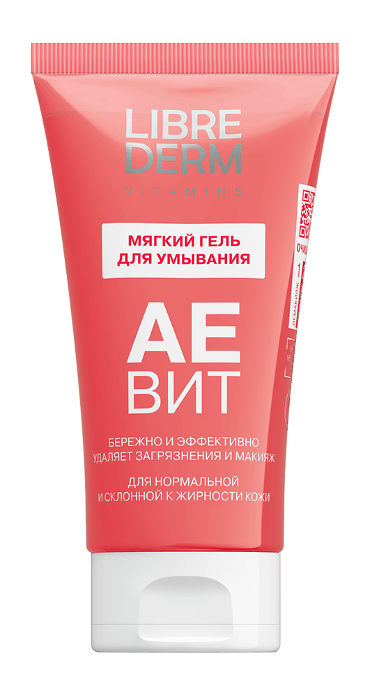Librederm Аевит мягкий Гель для умывания, гель для умывания, 150 мл, 1 шт, для нормальной и жирной кожи фото
