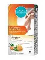 Bio cosmetolog professional Шугаринг-полоски для бикини и подмышек, 8 шт, мед и миндальное масло фото 