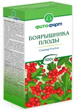 Боярышника плоды, лекарственное растительное сырье, 100 г, 1 шт. фото
