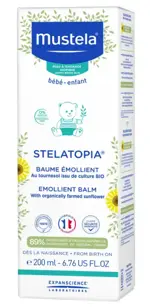 Mustela Stelatopia, бальзам-эмолент, 200 мл, 1 шт, смягчающий фото 2