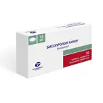 Бисопролол Канон, 10 мг, таблетки, покрытые пленочной оболочкой, 30 шт. фото