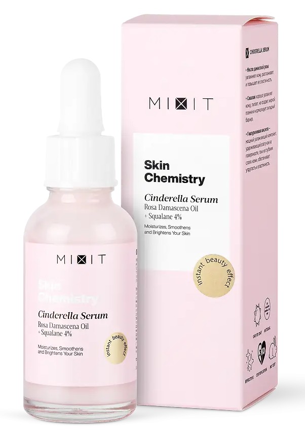 Mixit skin chemistry Сыворотка-перфектор с маслом дамассой розы и скваланом, сыворотка, 30 мл, 1 шт. фото