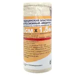 Медитек Бинт эластичный медицинский компрессионный, 8 см х 1.5 м, бинт эластичный, 1 шт, с застежкой, высокой растяжимости фото