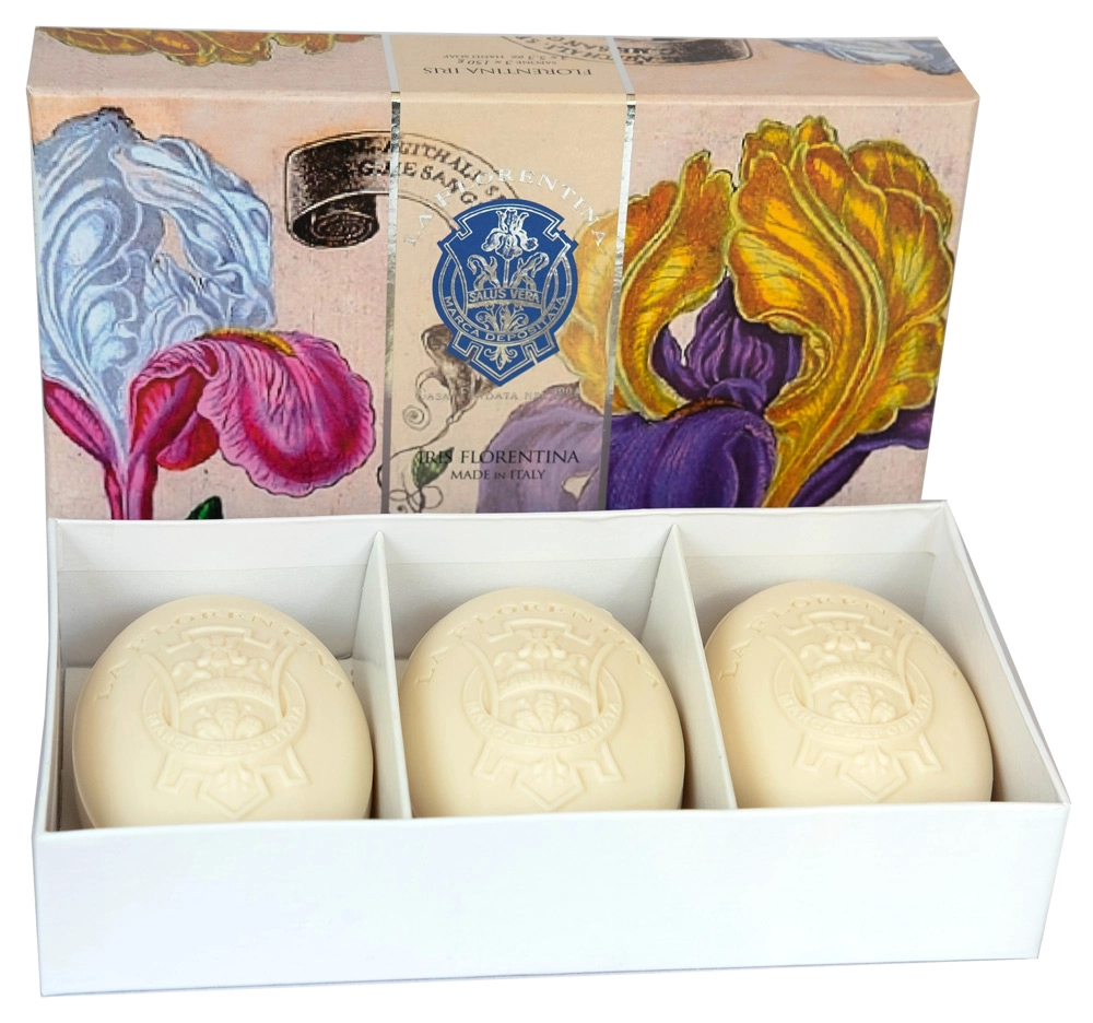 La Florentina Мыло туалетное набор, мыло твердое, 150 г, 1 шт, флорентийский ирис фото