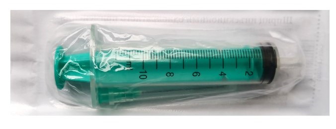 Шприц 3-х компонентный, 10 мл, шприц в комплекте с иглой, 1 шт, 21G фото