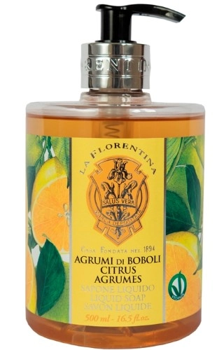 La Florentina Мыло туалетное, мыло жидкое, 500 мл, 1 шт, цитрус фото