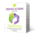 Фемо-Клим, 505 мг, таблетки, 120 шт. фото 