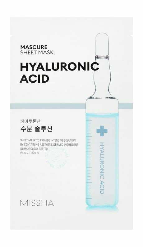 Missha Mascure Маска увлажняющая с гиалуроновой кислотой, маска для лица, 28 мл, 1 шт. фото
