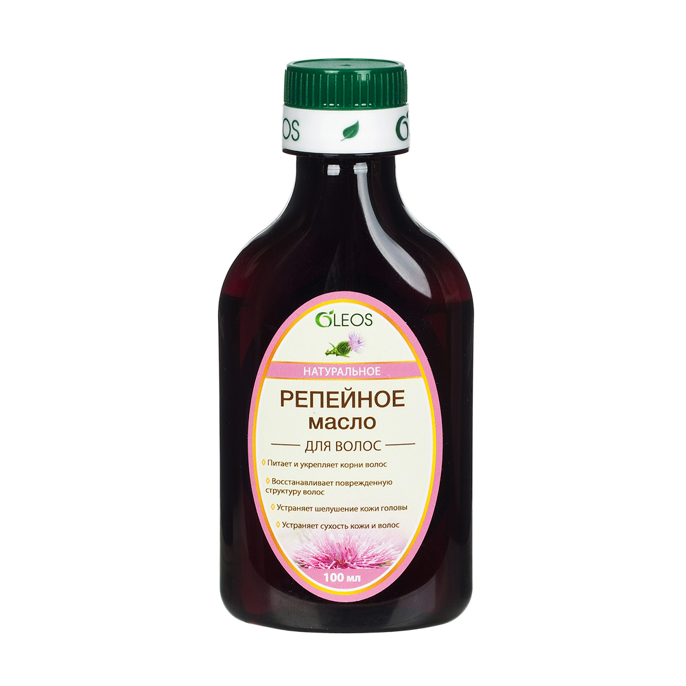 Oleos Масло репейное, масло косметическое, 100 мл, 1 шт. фото
