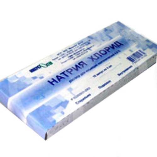 Натрия хлорид, 0.9%, растворитель для приготовления лекарственных форм для инъекций, 5 мл, 10 шт. фото