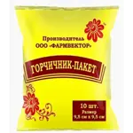 Горчичник-пакет, порошок для наружного применения, 10 шт, 9,5 см х 9,5 см фото