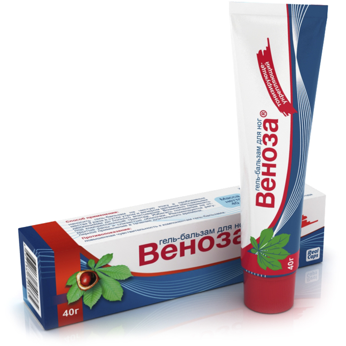 Веноза, гель-бальзам, 40 г, 1 шт. фото