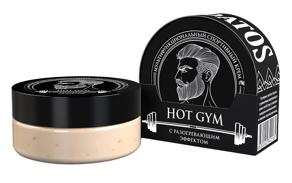 Borodatos hot gym крем спортивный многофункциональный с разогревающим эффектом, крем, 50 мл, 1 шт. фото