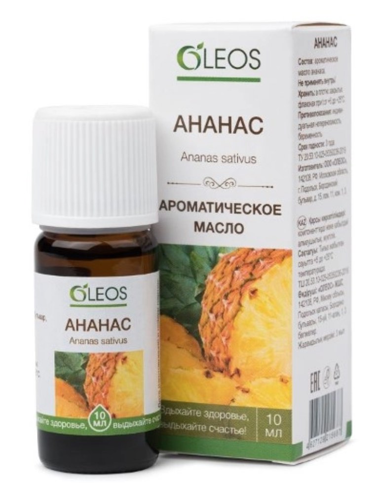 Oleos Ананас, масло ароматическое, 10 мл, 1 шт. фото