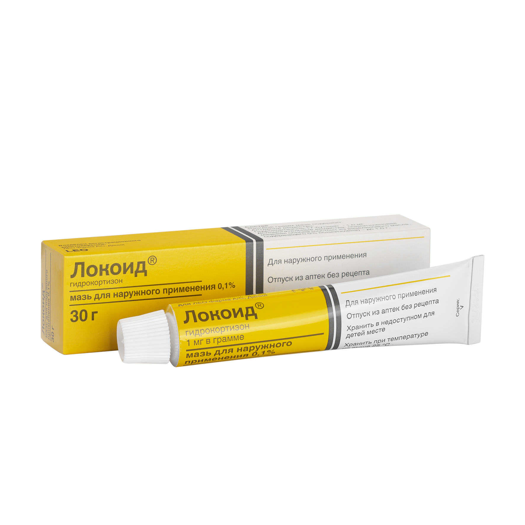 Локоид, 0.1%, мазь для наружного применения, 30 г, 1 шт. фото