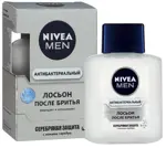 Nivea Men Лосьон после бритья Серебряная защита антибактериальный, лосьон, 100 мл, 1 шт. фото