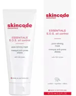Skincode с эффектом сужения пор, маска, 75 мл, 1 шт, очищающая фото