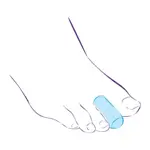 Тривес Колпачок силиконовый для защиты пальцев стопы СТ-44, р. L, 1 шт. фото 2