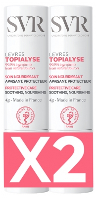 SVR Topialyse, стик для губ, 4 г, 2 шт, питательный фото