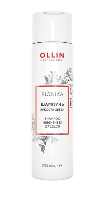 Ollin bionika шампунь для окрашенных волос яркость цвета, шампунь, 250 мл, 1 шт. фото