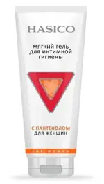 Hasico Гель мягкий для интимной гигиены, гель, 200 мл, 1 шт, с пантенолом фото