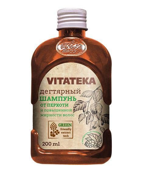 Витатека Шампунь дегтярный, шампунь, 200 мл, 1 шт. фото
