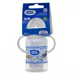 Мама Тама Бутылочка с широким горлышком с силиконовой соской, 270 мл, 1 шт, средний поток, для детей с 3х месяцев, MT/004 фото