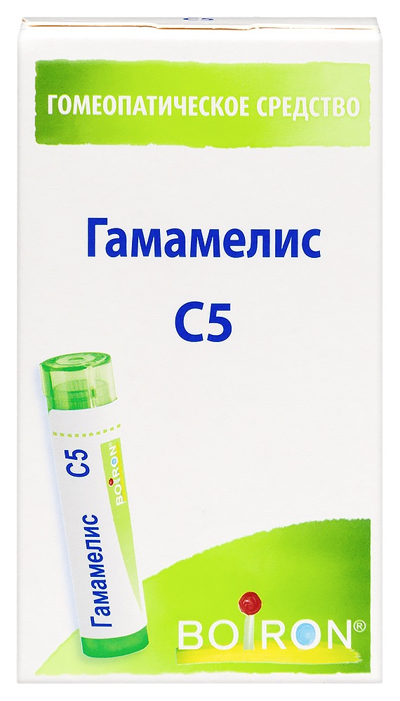 Гамамелис С5, гранулы гомеопатические, 4 г, 1 шт. фото