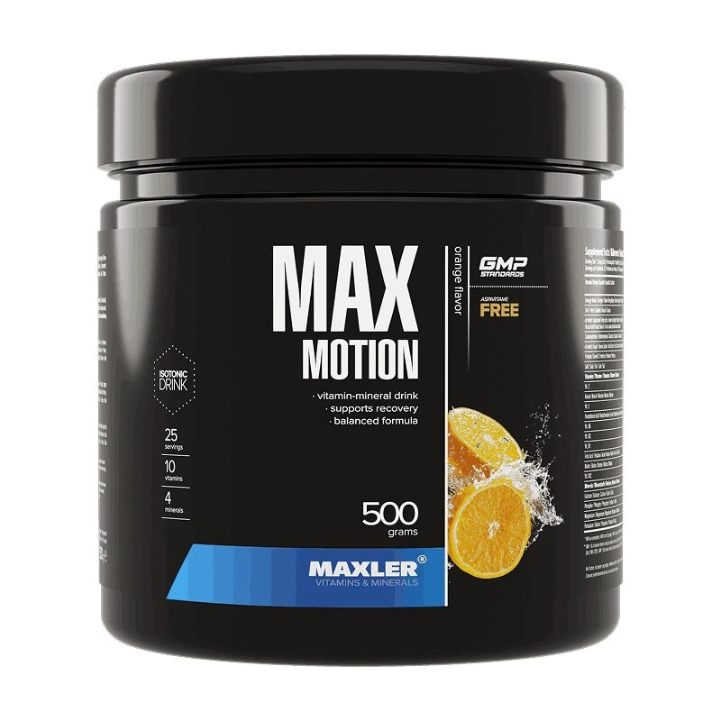 Maxler Max Motion Изотоник, порошок, 500 г, 1 шт, апельсин фото