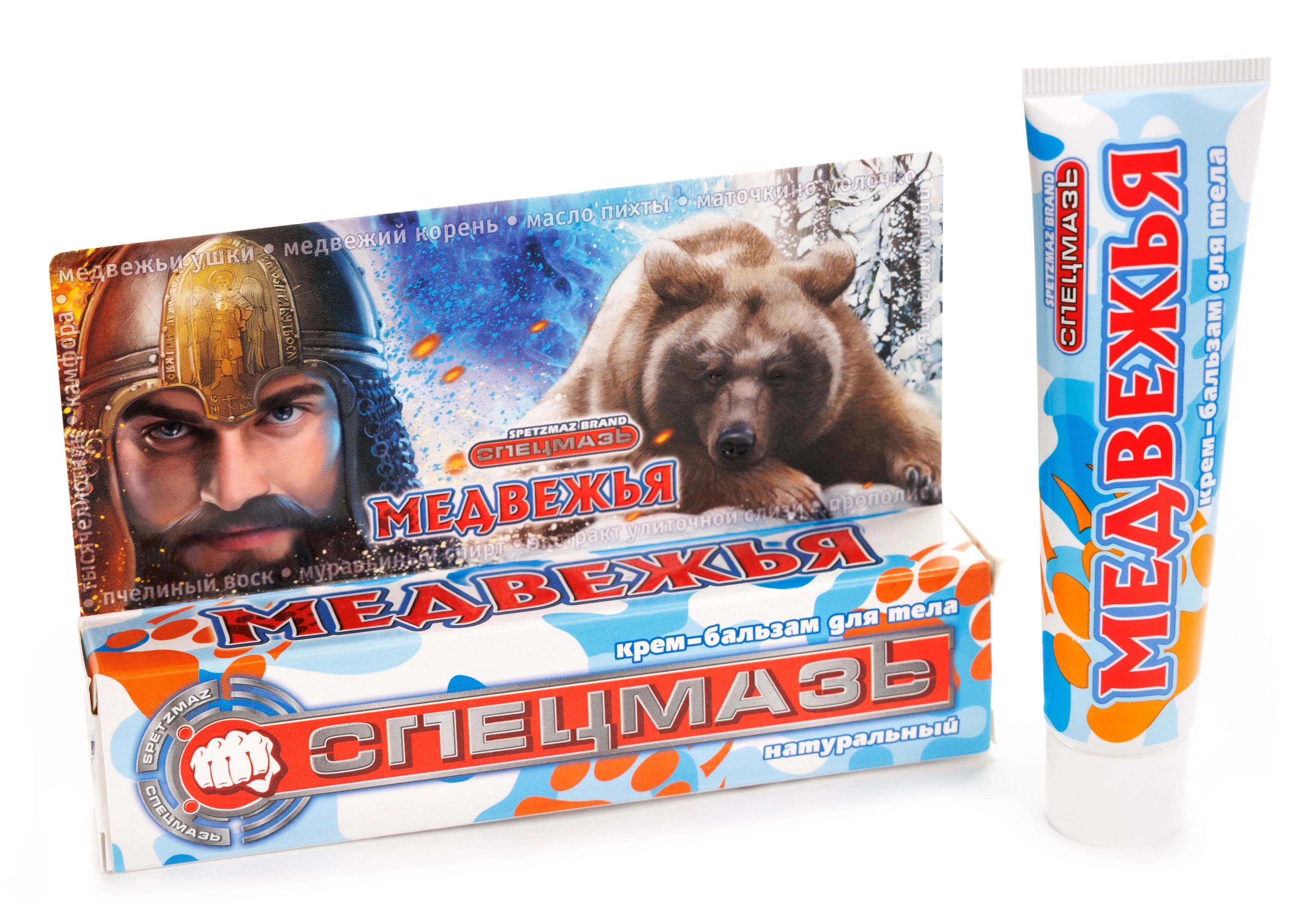Спецмазь Медвежья, крем-бальзам для тела, 44 мл, 1 шт. фото