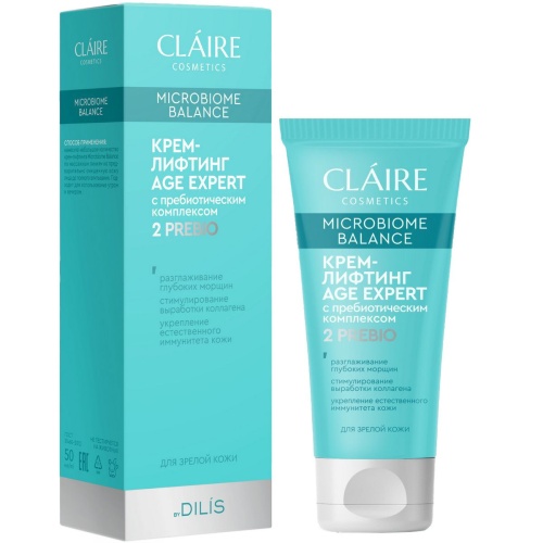 Claire Cosmetics Microbiome Balance Крем-лифтинг для зрелой кожи, крем, 50 мл, 1 шт. фото