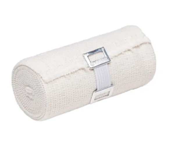 Bona Mente! Бинт эластичный компрессионный, 8 см х 1.5 м, 1 шт, с застежкой, средней растяжимости фото