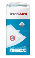 Terezamed basic пеленки одноразовые впитывающие, 60 см х 90 см, 10 шт. фото