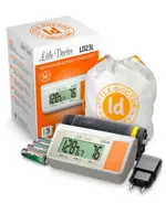 Little Doctor Тонометр автоматический на плечо LD-23L, 1 шт, с большой манжетой (32-43 см) и адаптером фото 3