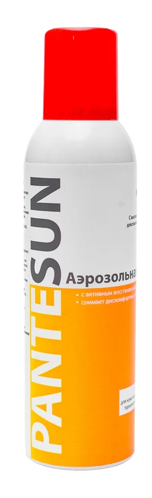 Pantesun Аэрозольная пена от ожогов, пена, 200 мл, 1 шт. фото
