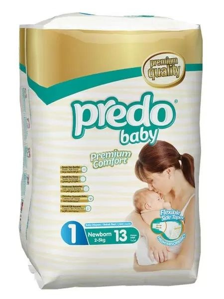 Predo Baby Подгузники детские, 2-5 кг, 13 шт. фото