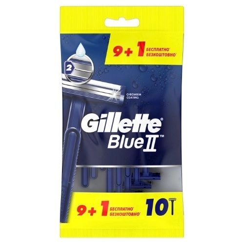 Gillette Blue II Станки одноразовые, 10 шт, для мужчин фото