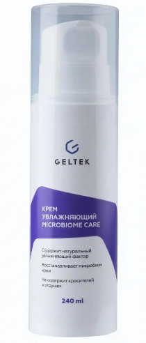 Geltek Microbiome Care Крем для лица и тела увлажняющий, крем для лица и тела, 240 мл, 1 шт. фото
