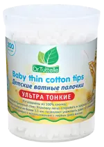 Dr. Tuttelle, ватные палочки, 200 шт, ультратонкие фото