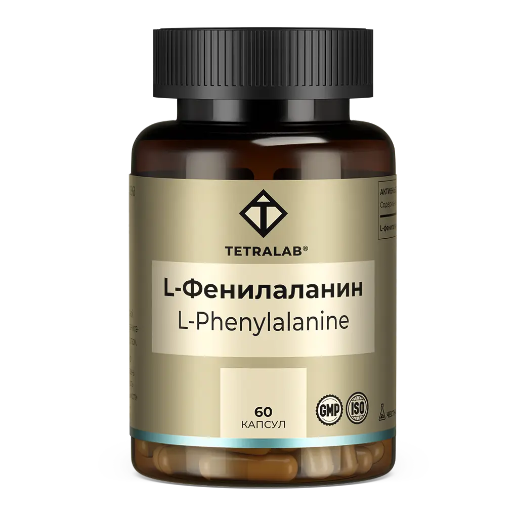 Tetralab L-фенилаланин, капсулы, 60 шт. фото