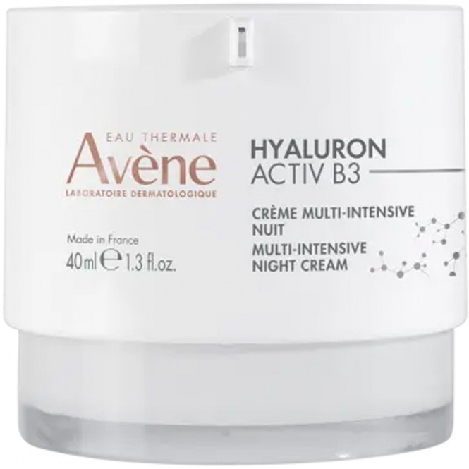 Avene Hyaluron Activ B3 интенсивный регенирирующий ночной крем, крем, 40 мл, 1 шт. фото