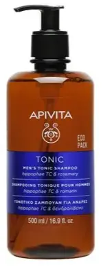 Apivita Шампунь для мужчин тонизирующий против выпадения волос, шампунь, 500 мл, 1 шт. фото