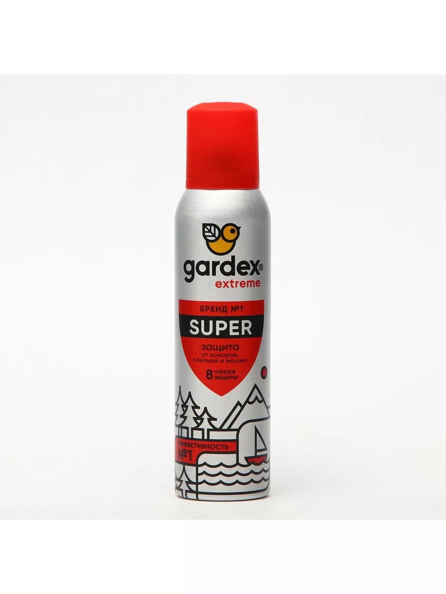 Gardex Extreme Super от комаров, мошек и других насекомых, аэрозоль, 150 мл, 1 шт. фото