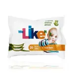 Лайк Салфетки влажные для детей с алоэ вера, 20 шт. фото