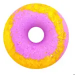 Cafe mimi Гейзер-пончик для ванны, 140 г, 1 шт, клубника + банан фото 